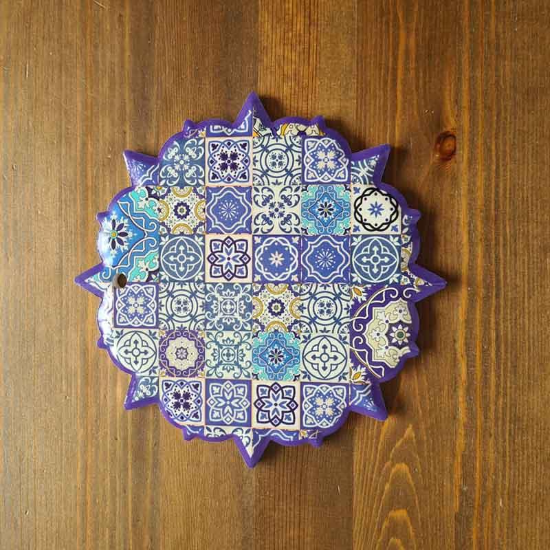 Bunte Keramikuntersetzer Ø 16 cm aus Spanien -12- Bunte Keramikuntersetzer Ø 16 cm aus Spanien -12-