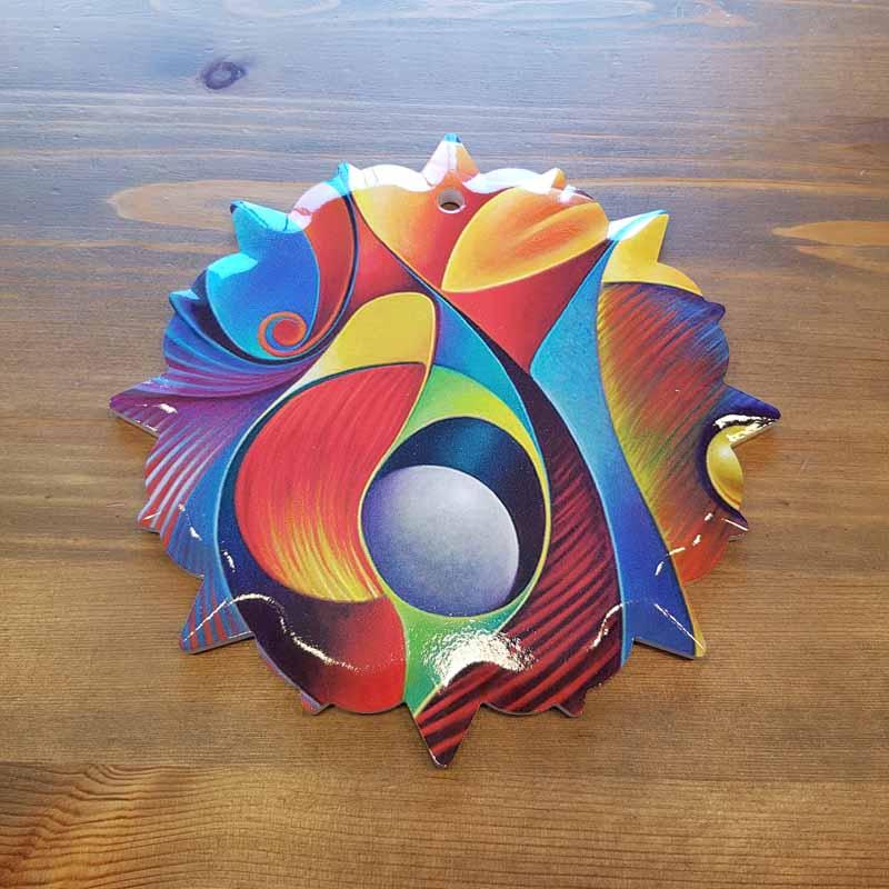 Bunte Keramikuntersetzer Ø 16 cm aus Spanien -19- Bunte Keramikuntersetzer Ø 16 cm aus Spanien -19-