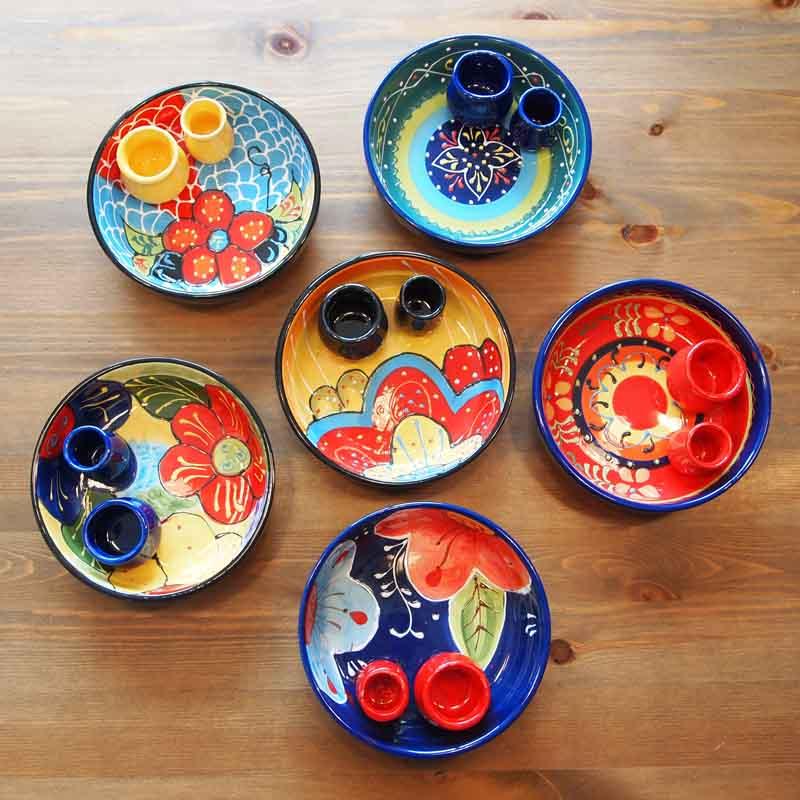 Handbemalte Tapas Schalen aus Spanien Handbemalte Tapas Schalen aus Spanien