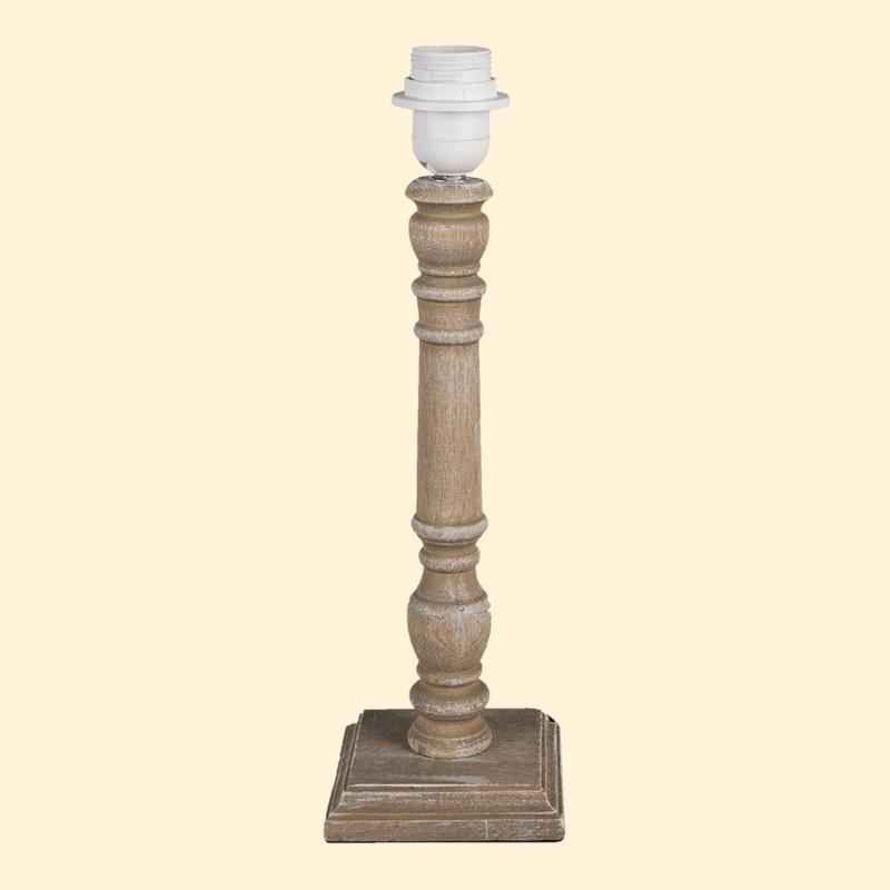 Tischlampe von Clayre & Eef in braun 39 cm