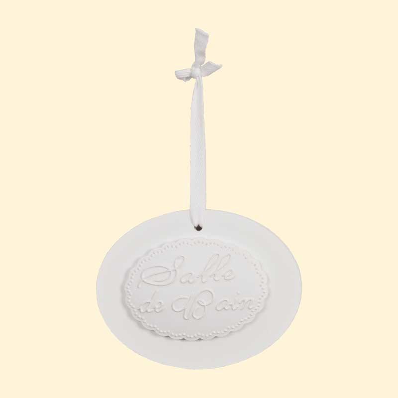 Türschild Badezimmer Clayre & Eef Türschild Badezimmer Clayre & Eef