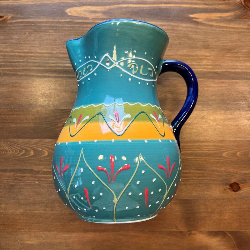 Wasserkrug Marina 1,8 Liter handbemalt aus Spanien Wasserkrug Marina 1,8 Liter handbemalt aus Spanien