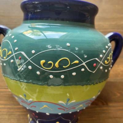 Handbemalter Keramik Wandblumentopf Marina B-Ware