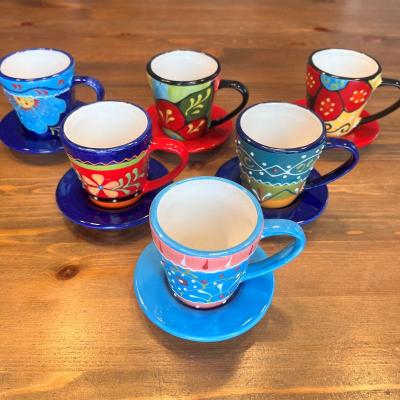 Espressotasse mit Unterteller Keramik Spanien