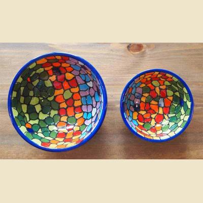 Handbemalte Schalen Mosaik 12 cm / 9 cm aus Spanien