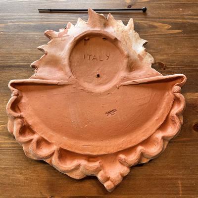 Kleine Sonnenuhr mit Früchten aus Italien Rückseite Kleine Sonnenuhr mit Früchten aus Italien Rückseite