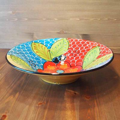 Spanische handgearbeitete Obstschale Crakele 38 cm 