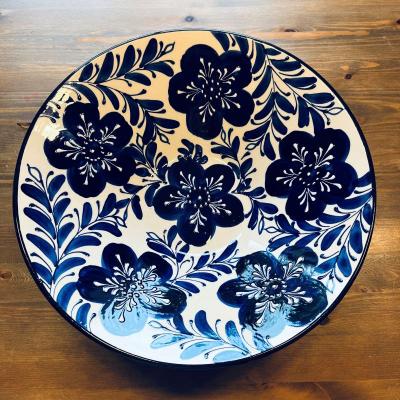 Obstschale Wandteller Silvia handbemalt Spanien 38 cm