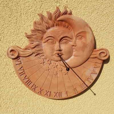Sonnenuhr Sonne & Mond Italien B-Ware
