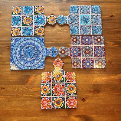 Spanische Keramik - Tablett - Untersetzer 17 x 24 cm