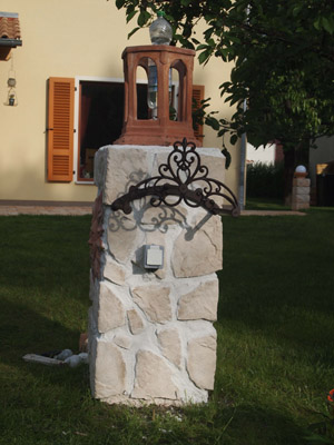 Terrakotta Lichtsule