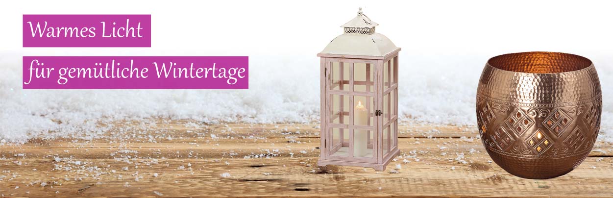 Warmes Licht f�r gem�tliche Wintertage